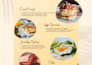 restaurant food menu, digital and TV screen menu design
